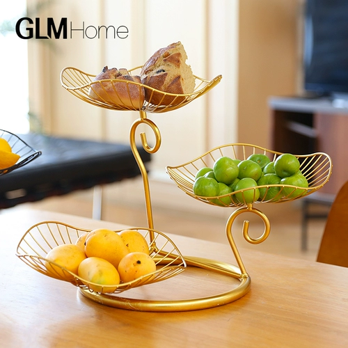 Nordic Light Luxury Net Red Iron Art Disk Современный минималистский чай гостиной несколько продовольственных дисков творческий ресторан