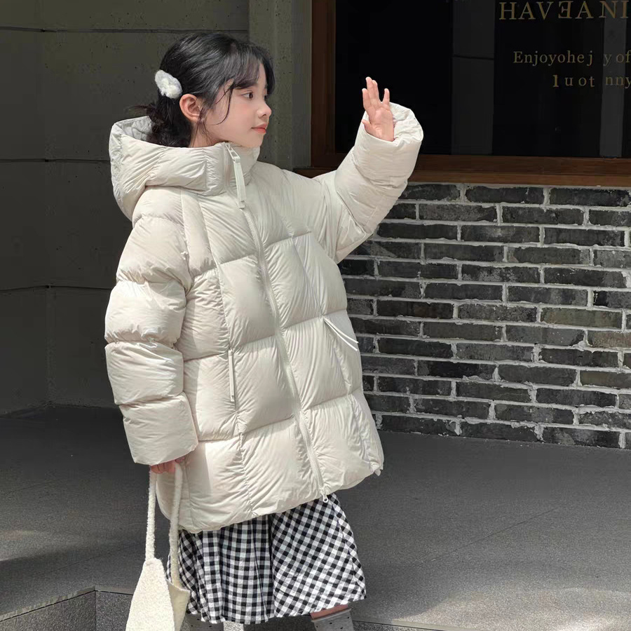 女童羽绒服2025冬季新款