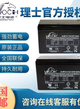 DJW12-7.0 理士LEOCH电池12V7AH消防主机电梯电动门音响铅酸电瓶