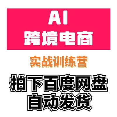 Ai课程出海掘金跨境电商实战训练营视频教学课程14