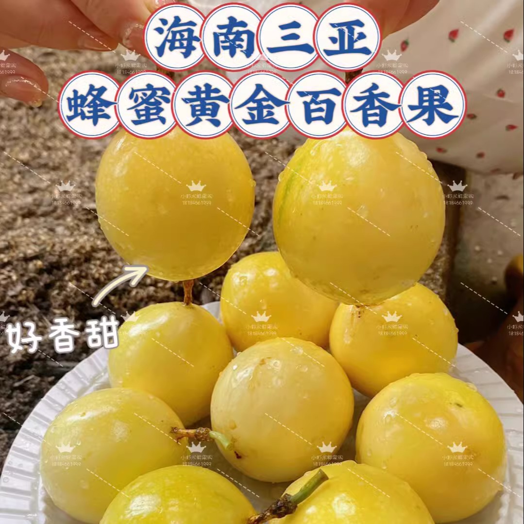 海南三亚直发蜂蜜黄金百香果芭乐钦蜜9号孕妇西潘莲3/4斤顺丰