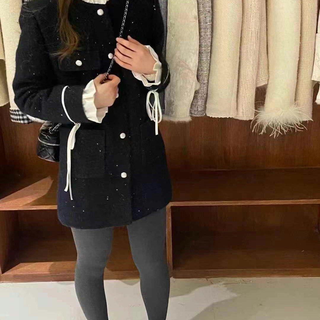 富贵千金小香风羽绒外套女2025新款秋冬高级感气质名媛中长款上衣