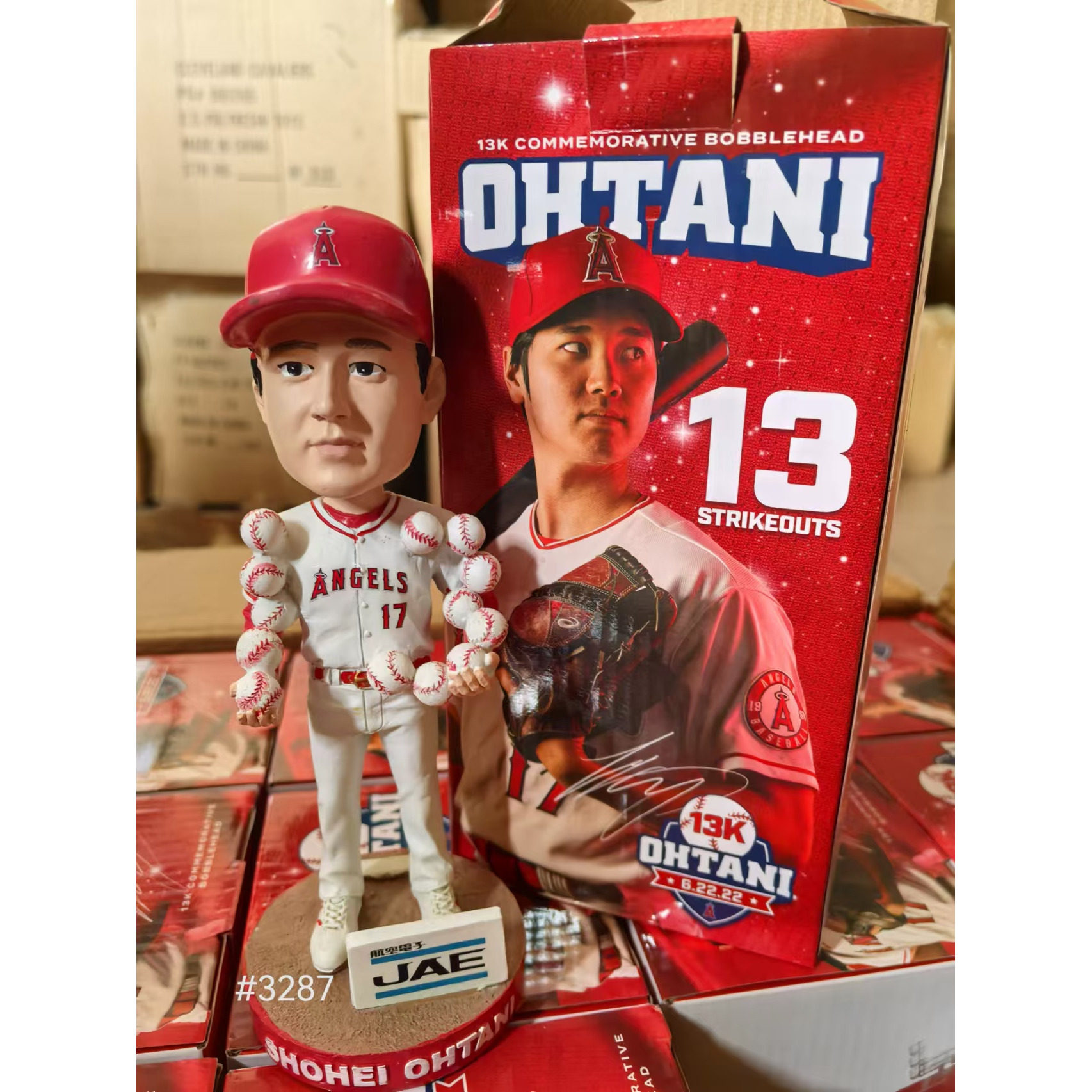 美职棒大联盟树脂摇头人偶摆件打者投手大谷翔平手办bobblehead