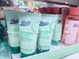 新版BOOTS 博姿小黄瓜三分钟急救面膜 深层保湿晒后修复50ML包邮