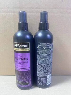 新版英国tresemme防烫喷雾护发卷头发防毛躁炸毛静电300ml一个