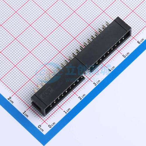 IDC刺破式连接器(牛角/简牛) IDC2.54-01-20PZS 插件,P=2.54mm 2x