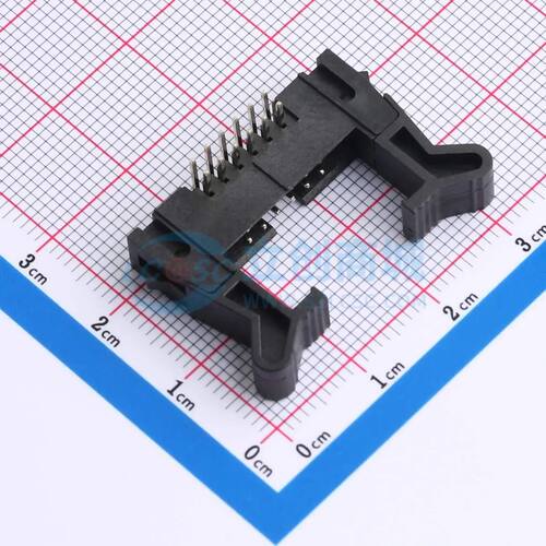 IDC刺破式连接器(牛角/简牛) X2001WR-2x06C-6TV01 弯插,P=2mm 2x