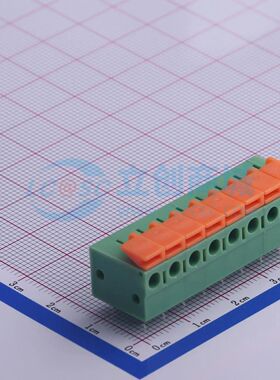 弹簧式接线端子 KF142R-5.08-8P 弯插,P=5.08mm 8P 电子元件BOM可