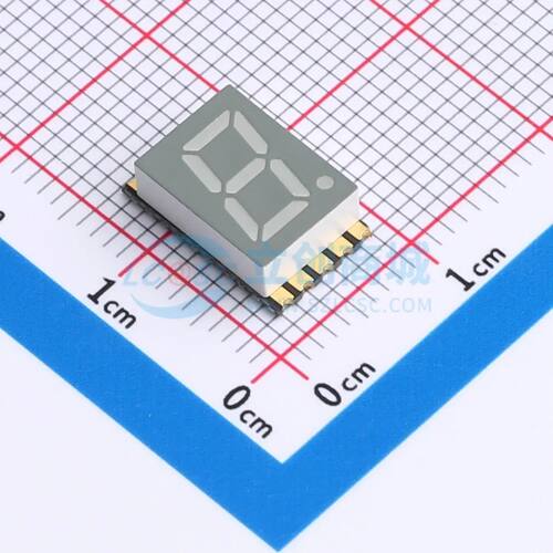 LED数码管 GS3011CW-G SMD,12x7.3mm 1位0.3电子元件BOM可配单