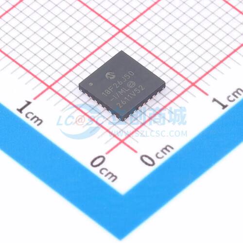 单片机(MCU/MPU/SOC) PIC18F26J50T-I/ML QFN-28-EP(6x6) 电子元
