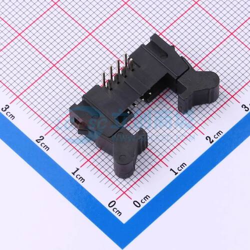 IDC刺破式连接器(牛角/简牛) X2001WR-2x04D-6TV01 弯插,P=2mm 2x