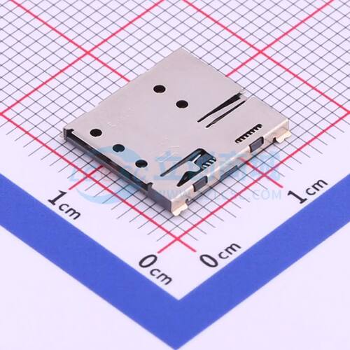 SIM卡连接器 HYC63-SIM07-137 SMD 自弹式电子元件BOM可配单