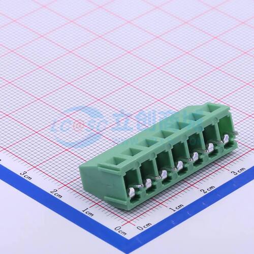 螺钉式接线端子 DB128V-5.0-7P-GN-S 插件,P=5mm 1x7P电子元件BOM