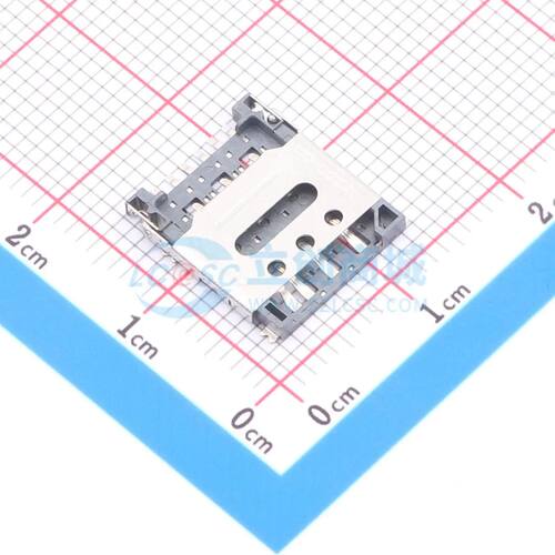 SIM卡连接器 LAIL-SIM10-T1.40-F SMD 翻盖式电子元件BOM可配单