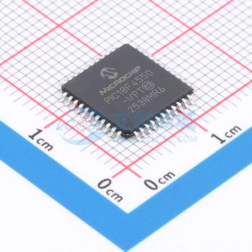 单片机(MCU/MPU/SOC) PIC18F4550-I/PT TQFP-44(10x10) 电子元件B