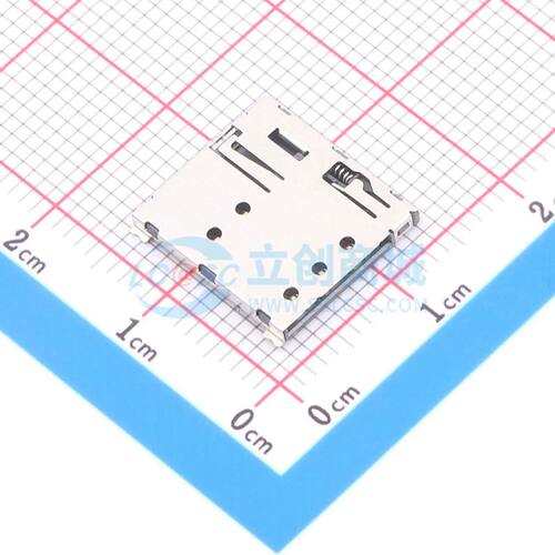 SIM卡连接器 LAIL-SIM06-T1.37-T SMD 自弹式电子元件BOM可配单