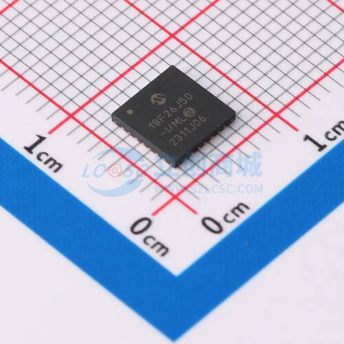 单片机(MCU/MPU/SOC) PIC18F26J50-I/ML QFN-28-EP(6x6) 电子元件