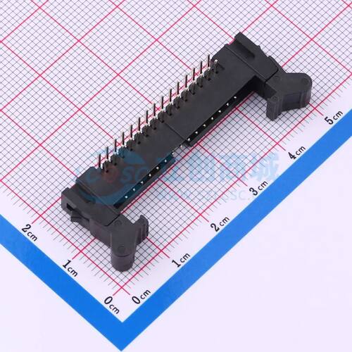 IDC刺破式连接器(牛角/简牛) X2001WR-2x15D-6TV01 弯插,P=2mm 2x