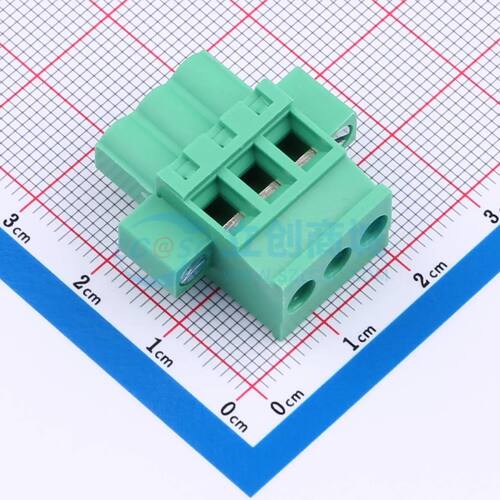 插拔式接线端子 MX2EDGKBM-5.08-03P-GN01-Cu-Y-A 插件,P=5.08mm