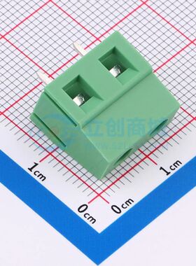 螺钉式接线端子 C75128V-2P0G36 插件,P=7.5mm 1x2P电子元件BOM可