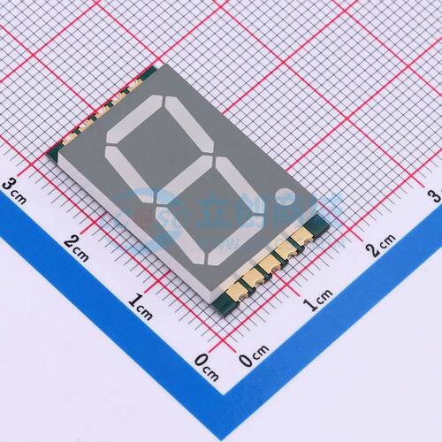LED数码管 GS8011AR-G SMD,28x16.8mm 1位0.8电子元件BOM可配单