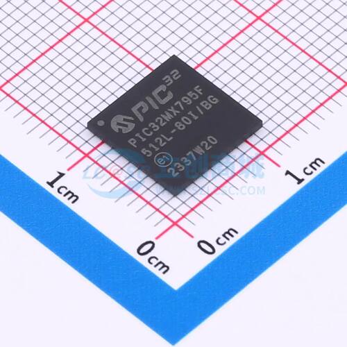 单片机(MCU/MPU/SOC) PIC32MX795F512L-80I/BG TFBGA-121 电子元