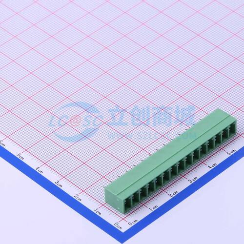 插拔式接线端子 DB2EVC-3.81-15P-GN 插件,P=3.81mm 1x15P电子元