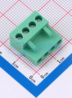 插拔式接线端子 MXHT396K-3.96-04P-GN01-Cu-S-A P=3.96mm 插头 1