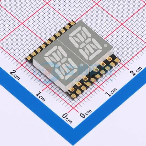 LED数码管 GS4021CW-G SMD,19x18.8mm 2位0.4电子元件BOM可配单