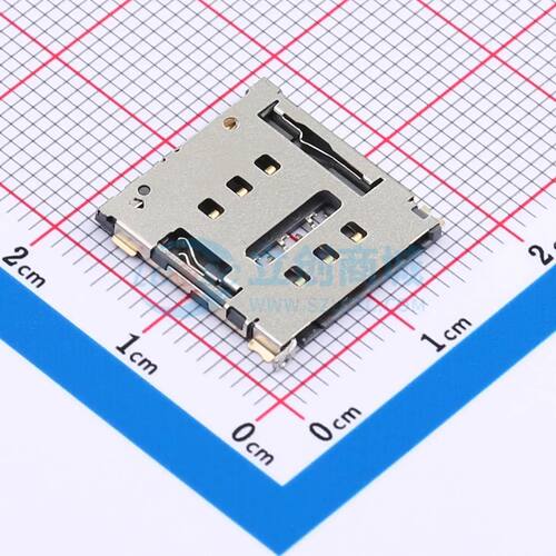 SIM卡连接器 SNO-018 SMD 拔插式电子元件BOM可配单