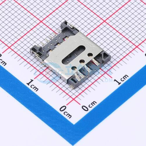 SIM卡连接器 HYCW319-SIM07-150B SMD 翻盖式电子元件BOM可配单