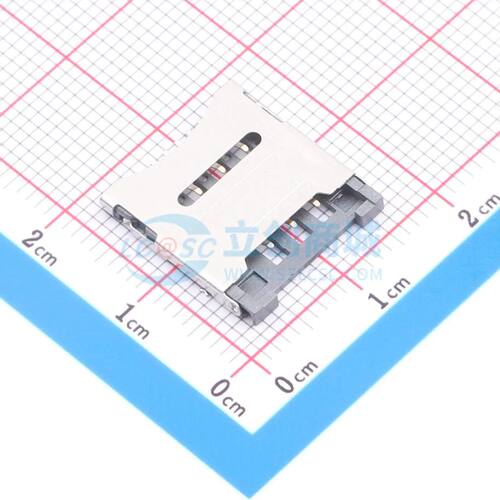 SIM卡连接器 LAIL-SIM05-T1.8-F SMD 翻盖式电子元件BOM可配单