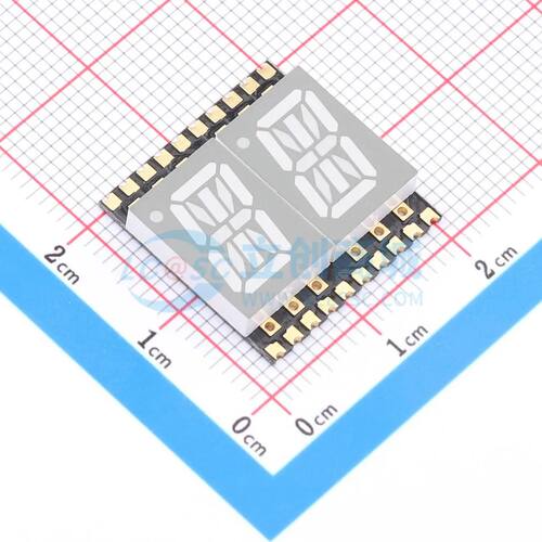 LED数码管 GS4021AB-G SMD,19x18.8mm 电子元件BOM可配单