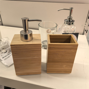 宜家德里根浴室用品肥皂盒皂液器乳液器牙刷杯缸子成都国内代购