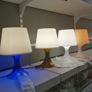 宜家  拉姆本 台灯 创意浪漫现代简约装饰台灯床头灯成都国内代购