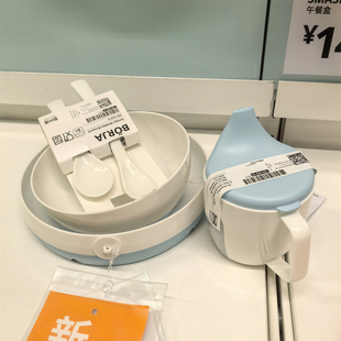 宜家波利亚喂饭勺和婴儿勺现代简约北欧风儿童用具成都国内代购