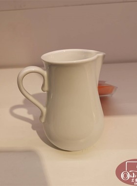 宜家乌普洛卡牛奶奶油罐白色简约小奶杯引流杯长石瓷成都国内代购