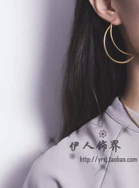 外贸大牌 fundaisy 精美几何夸张轻奢高级感时尚百搭气质耳环耳坠