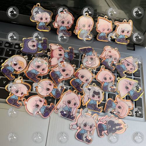 光遇朝朝光崽钥匙扣满15包邮彩虹镭射挂件小脑袋不接受备注