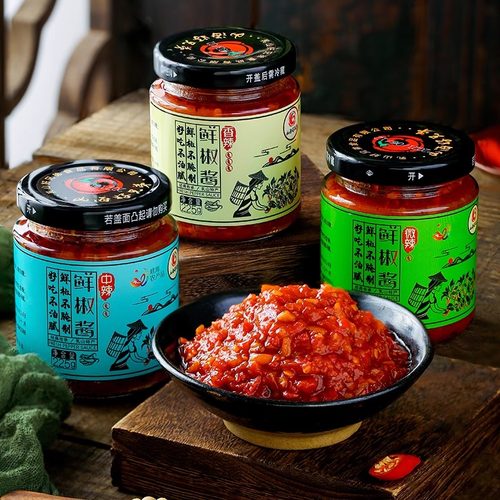 山海好兄弟鲜椒酱威海乳山特产超市同款辣椒酱下饭拌饭面剁椒酱