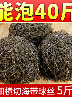 特细海带丝球丝商用5斤