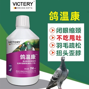 汉诺威鸽温康250ml鸽子药赛鸽子混感问题嗉囊问题不吃甩食鸽瘟康