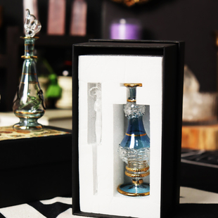 【礼盒包装】 埃及特色香精瓶 10cm  手工艺品 水晶玻璃 装饰