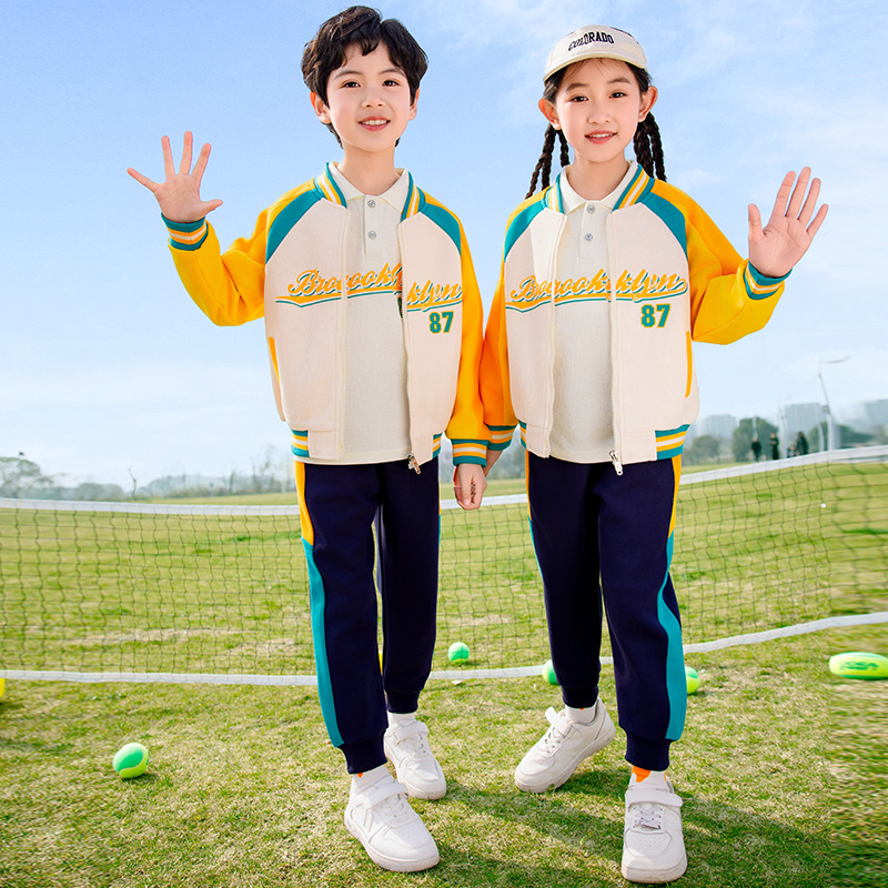 小学生校服春秋款套装幼儿园园服