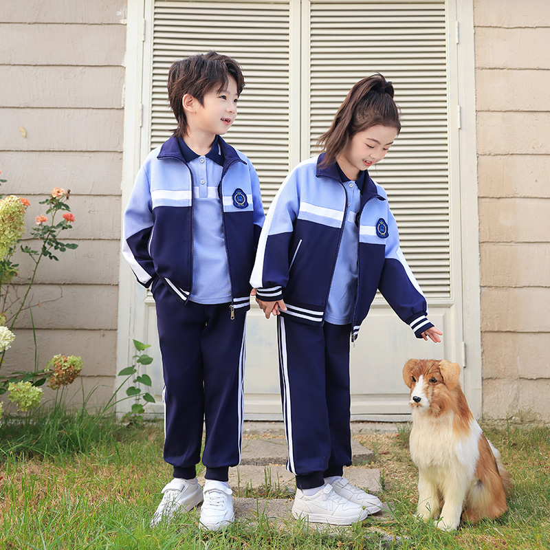 小学生班服春秋装三件套幼儿园服