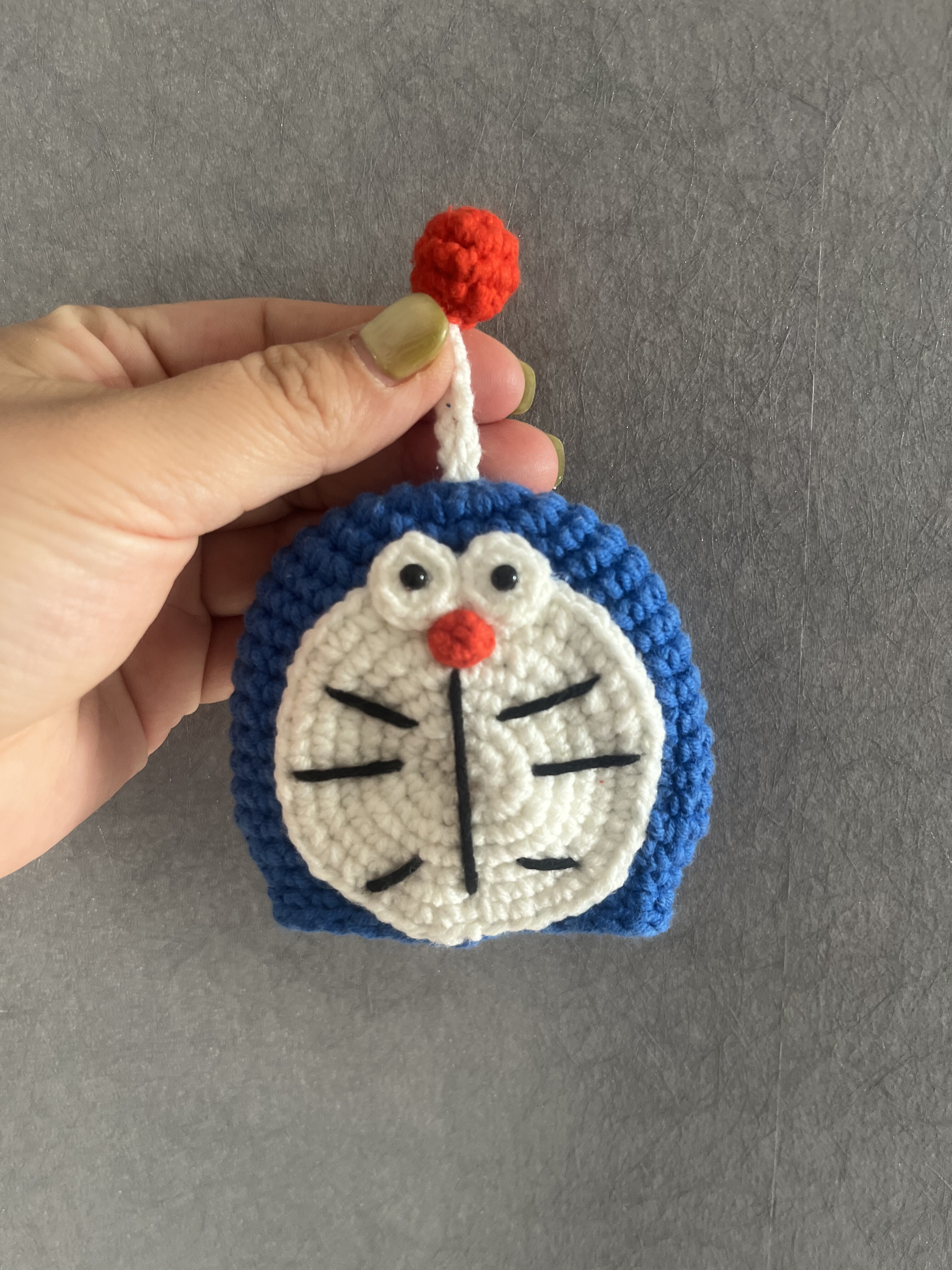 手工DIY材料包毛线编织机器猫玩偶钥匙挂摆件送男友礼物成品定制,服饰配件/皮带/帽子/围巾,DIY编织材料包,淘宝优惠券,粉丝福利购,淘宝优惠卷