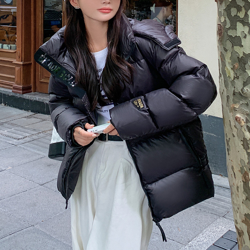冬季新款图大货黑金90白鸭绒短款羽绒服275-M160-P265-K398,女装羽绒服,柒柒家