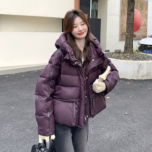 新款图 大货已出90白鸭绒短款羽绒服275-M260-P315-K438图片
