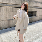 新款图大货大3色双面呢羊绒大衣275-W711-P255-K368，女装毛呢外套，柒柒家