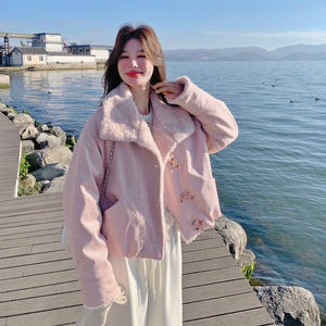 新款图 大货已出90白鸭绒皮毛羽绒服275-M793-P315-K438，女装羽绒服，柒柒家